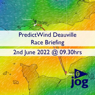 Join Will and Will again for this weeks race briefing tomorrow at 09.30hrs. They will discuss the race course, the weather forecast and tides, course hazards as we as answering any questions the audience has. We currently have 16 JOG entries which will be joined by 10 competitors from @deauville.yacht.club . 

Sign up to the race briefing via the link on our recent Facebook post. 

Many thanks to @predict_wind for sponsoring this race as well as supporting our race briefing. 

#JOGracing #junioroffshoregroup #generationjog #JOGSpirit #SpiritOfJog #offshoreracing #stonewaysmarineinsurance #hondamarine #exposurelights #exposureolas #mdlmarinas #osmotechuk #predictwind #onesails #onesailgbrsouth #salcombegin #serversys #henrilloyd #theportalcompany